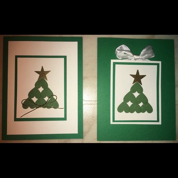 Stampin’ Up! Mini Messages stamp set with 2 completed Holiday cards. New in box - Picture 10 of 10
